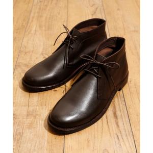 ブーツ BICASH ビカーシ / レースアップレザーチャッカブーツ ヒールブーツ / 115 メンズ