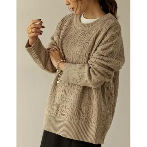 ニット セーター 「IWU（アイダブリュー）」ユニセックスジャガードニットプルオーバー レディース メンズ