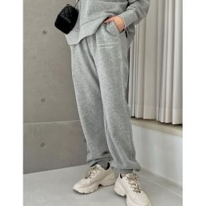 スウェットパンツ ジャージ 「IWU（アイダブリュー）」ユニセックスUSAコットン裏起毛ロゴスウェットジョガーパンツ レディース メンズ