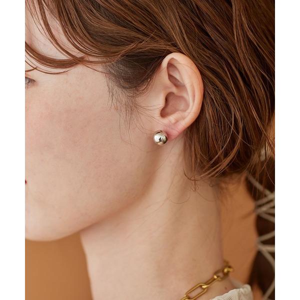 ピアス 「Diliraba」サージカルステンレス シルバー メタルボール ピアス 10mm レディー...