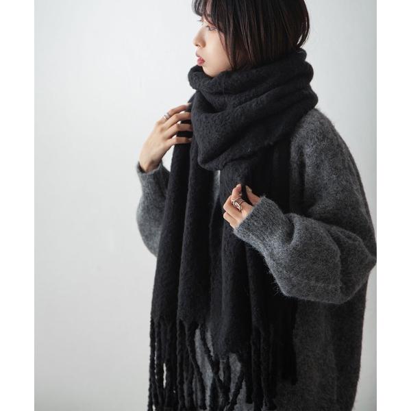 マフラー ストール ポリブークレーマフラー レディース