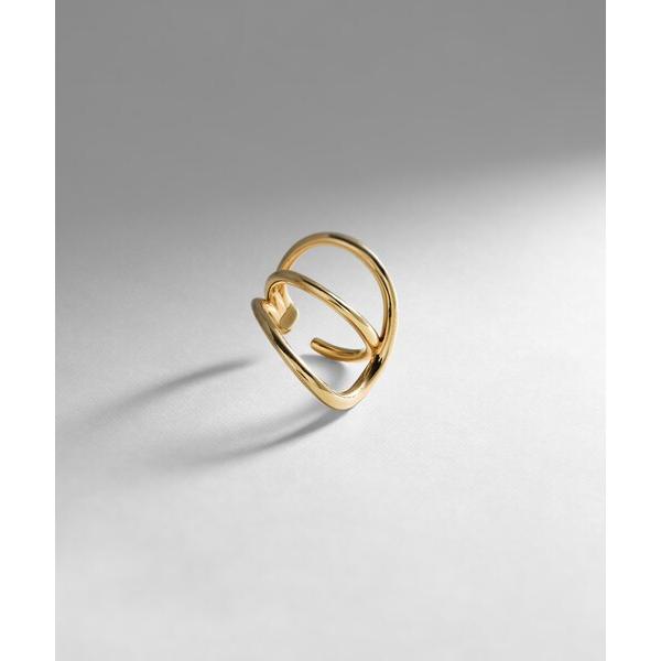 指輪 リング シルバー リングイヤーカフ ワイドハング GP レディース