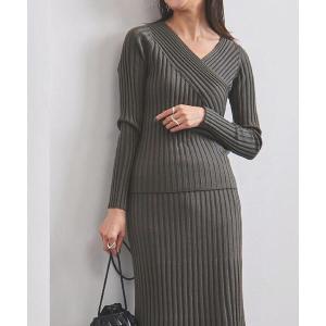 ニット ＜UNITED ARROWS＞FIT RIB Vネック ニット B