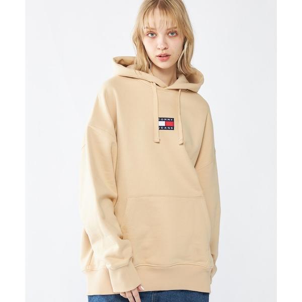 パーカー 「オンライン限定」コットン フロントバッジ ロゴ パーカー メンズ レディース