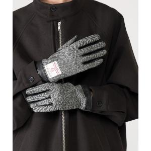 SHIPS any 手袋 any:「スマホ/タッチパネル対応」ウール / レザー