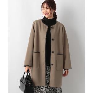 アウター 軽やかストレッチパイピングコート/959817 レディース