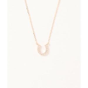 ete（エテ） ネックレス K10YG ダイヤモンド ホースシュー ネックレス