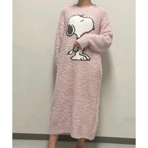 ルームウェア パジャマ 【LADIES】【PEANUTS】ジェラートジャガードドレス