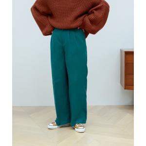 パンツ 低身長さん向けSサイズ対応！ピーチツイルシンプルカラーパンツ