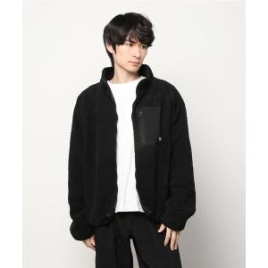 アウター VANS ヴァンズ M Boa Zip up Hoodie Jacket 121C1090301 BLACK