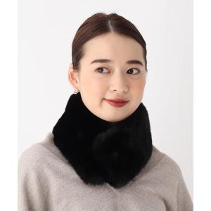 ストール フェイクファーコンパクトティペット「マグネット着脱」