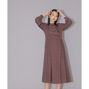 ワンピース キカドットプリントワンピース