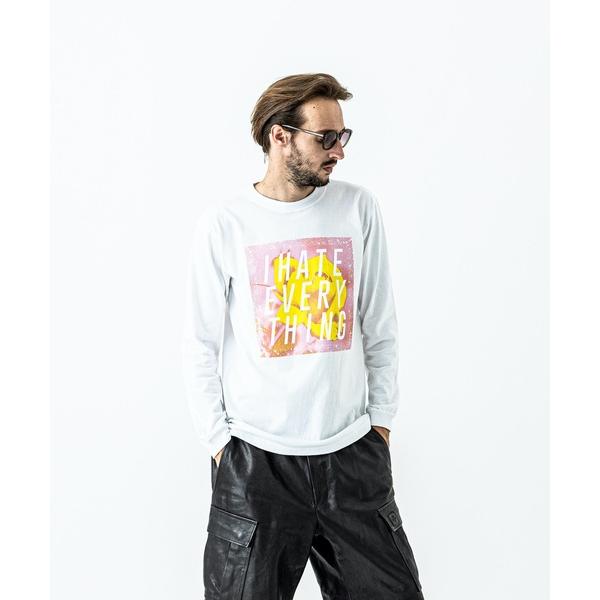 tシャツ ACANTHUS:×NOTHING I HATE EVERYTHING ロングスリーブ T...