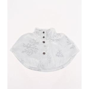 ネックウォーマー スヌード キッドブルー -21シャギーブーケ -ショルダ-ウォーマー -KGRW257 -kidblue レディース