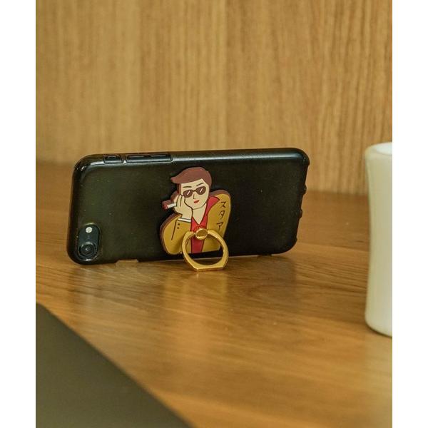 ニューレトロ スマートフォンリング スマホ スタンド 全機種対応（映画）