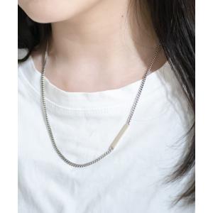 ネックレス THEATER シアター 喜平チェーンプレートコンビネックレス レディース メンズ