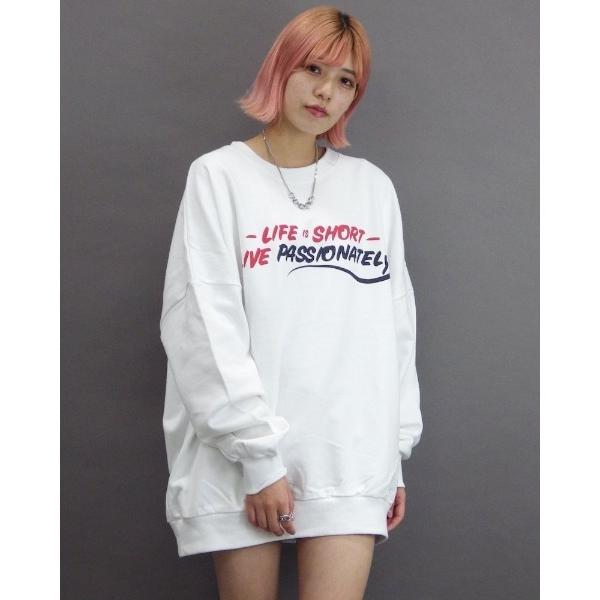 トレーナー スウェット 「Re:one」-CAMP-  Big real orange sweats...