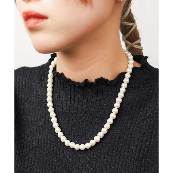 ネックレス 「9ミリガラスパール」ネックレス レディース メンズ