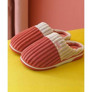 スリッパ ポップカラークッションクマスリッパサン...の商品画像