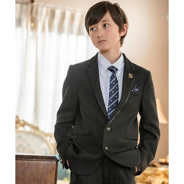 フォーマル 発表会 卒園式 入学式 サテン切替ジャケットスーツ6点セット キッズ 子供服 男の子