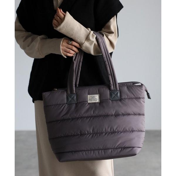 トートバッグ 「グッシオベーシック」ボーダー　パフィーバッグ　中綿　キルティング　トートバッグ レデ...