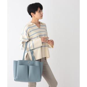 トートバッグ ダブルフロントポケットA4トートバッグ「軽量・A4サイズ収納可・抗菌防臭裏地使用」 レディース