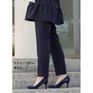 スラックス パンツ 入学式 卒園式 レディース