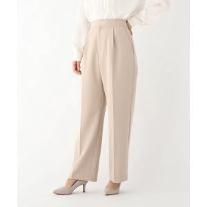 パンツ スーツ DELEGANTダブルクロスワイドパンツ