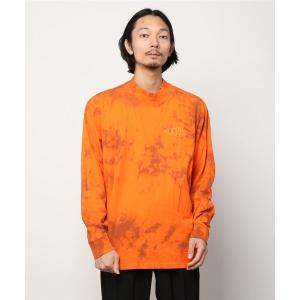 tシャツ Tシャツ メンズ Levi's/リーバイス OVERSIZED MOCK LS Tシャツ CLOUD DYE ORANGEADE｜zozo