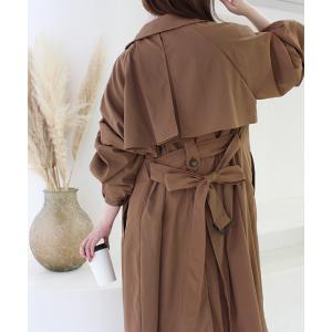 トレンチコート コート フライヨークステンカラーコート レディース