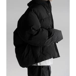 ダウン ダウンジャケット メンズ 「RUUBON」padded volume ecodown jacket / パデッド ボリューム エコダウンジャケ