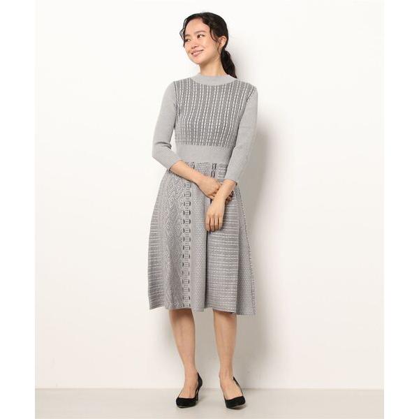 ワンピース SALON1979/ハイネックニットワンピース