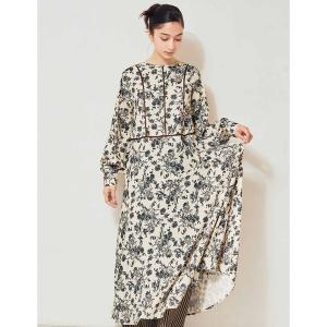 ワンピース MEDE19F　ミュルーズモダン〈「ミュルーズ染織美術館」アーカイブコレクション〉ヴィンテージパターンプリントワンピース
