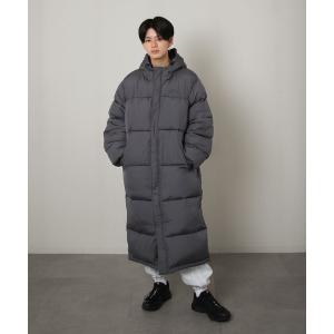 ダウンコート ダウンジャケット 「別注」 「FILA」 ロング ファイバー ダウン コート / ロング ペディン / アウター レディース メンズ