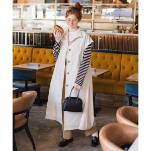 ステンカラーコート マルチウェイスタンドカラーオーバーコート/ロングジレ