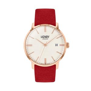 腕時計 メンズ HENRY LONDON REGENCY SUEDE 腕時計 HL40-S-0352 メンズ