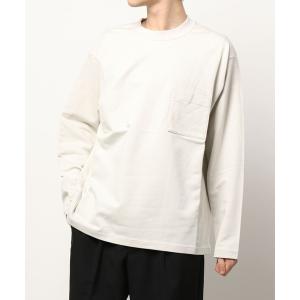 tシャツ Tシャツ メンズ HIGH GAUGE URAKE MOCK NECK TEE / ハイゲージ裏毛ロングスリーブＴシャツ