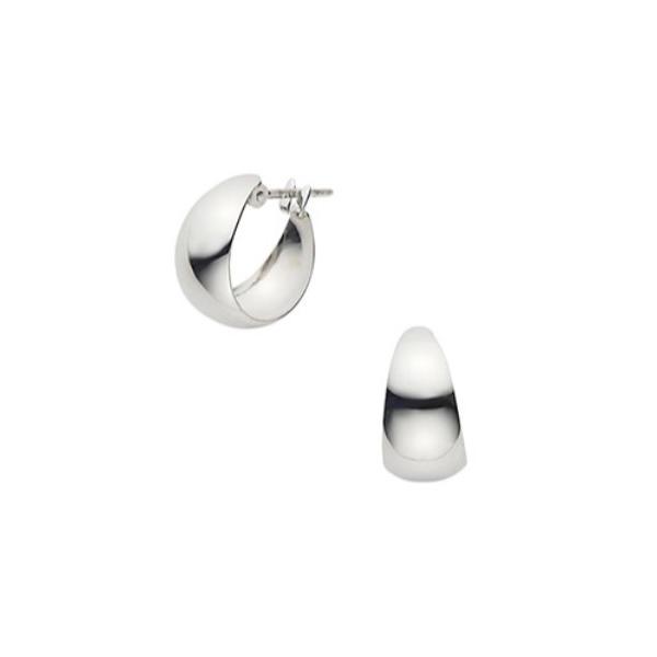 ピアス プラチナ ベーシック フープピアス（中） レディース