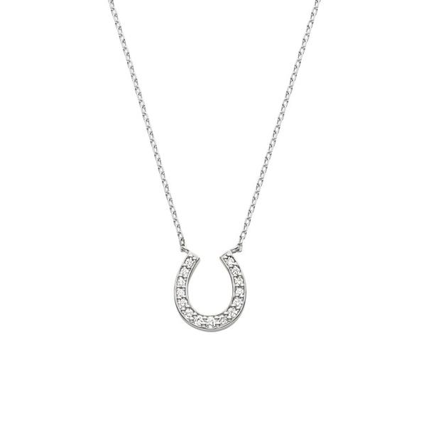 ネックレス プラチナ 馬蹄ネックレス レディース