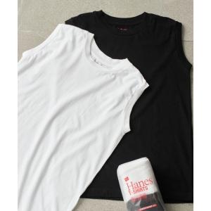tシャツ 「Hanes」2P Japan Fit for HER スリーブレスTシャツ　HW5327 メンズ レディース｜ZOZOTOWN Yahoo!店