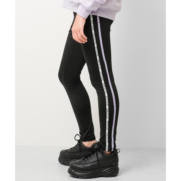 パンツ 「裏起毛」サイドラインレギパン キッズ 子供服 女の子