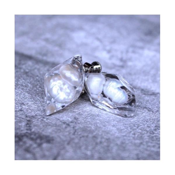 イヤリング 「Willija」金属アレルギー対応「一粒氷」イヤリング(MA) レディース