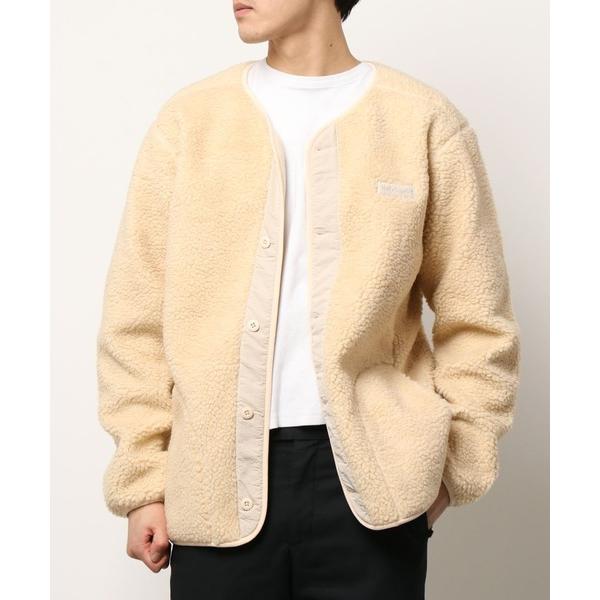 ジャケット ノーカラージャケット FLUFFY BOA NO COLLAR JACKET メンズ レ...