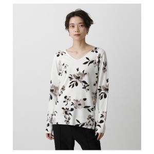 ニット NUDIE 2WAY FLOWER KNIT TOPS/ヌーディーツーウェイフラワーニットトップス