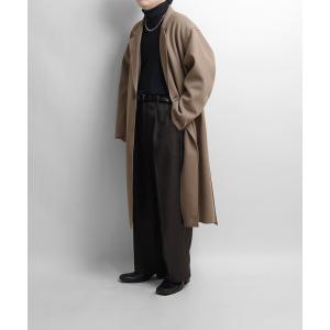 チェスターコート コート ルーズシルエット オーバーサイズ メルトンチェスターコート「Confirm」 メンズ レディース