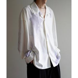 シャツ ブラウス メンズ -Lily- Highest Decin Oversize Shirts/花柄オープンカラーシャツ｜zozo