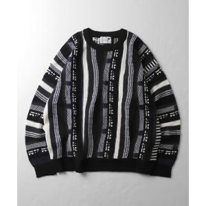 WESTSEA（ウエストシー） カーディガン ビッグシルエット 多色柄 古着