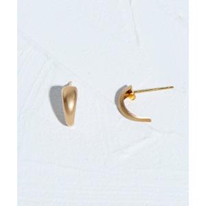 anq.（アンク） ピアス 「anq.」K10 ペアシェイプ ダイヤモンドパヴェ