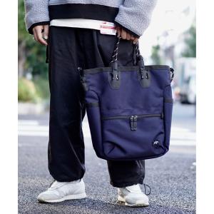 トートバッグ バッグ メンズ NEW LIFE PROJECT ニューライフプロジェクト / ECO CANVAS 2WAY TALL TOTE｜zozo