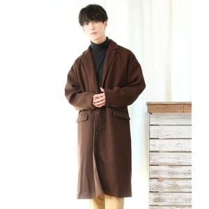 FUNALIVE ノーカラーコート コート Microfleece gown coat / マイクロ